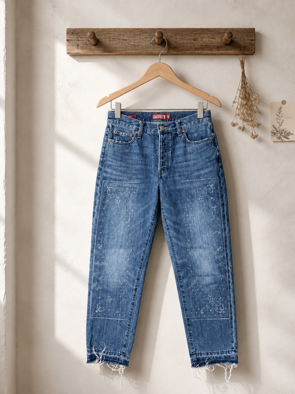 Lucky Brand Rust Jacket with Blue Washed Ankle Jeans - Picture 2 of 5